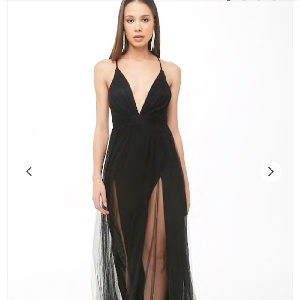 Black gown - forever 21